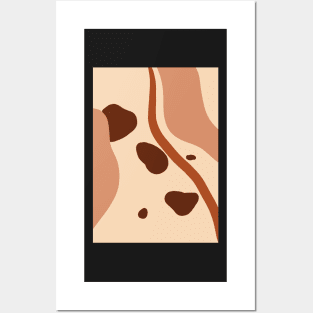 Abstract Earth Tones 4 Posters and Art
